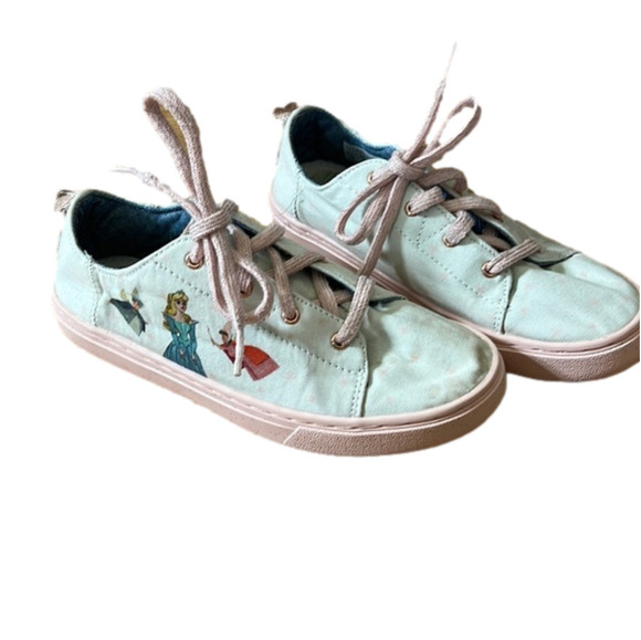 Toms Other - Disney TOMS Princess Aurora Sleeping Beauty Girls Size 3 Sneakers